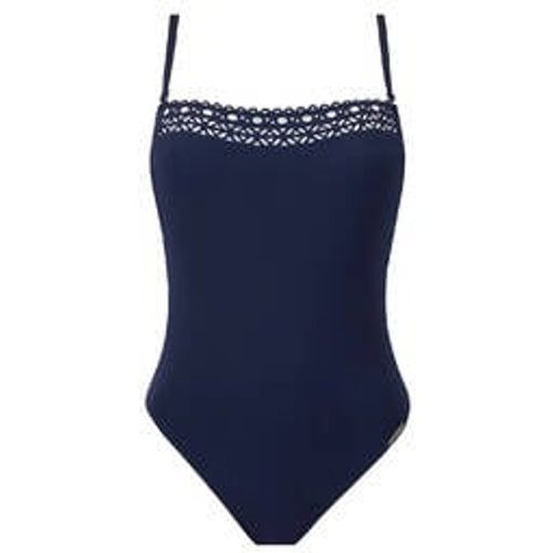 Maillot de bain 1 pièce bustier sans armatures Ajourage Couture - LISE CHARMEL - Modalova