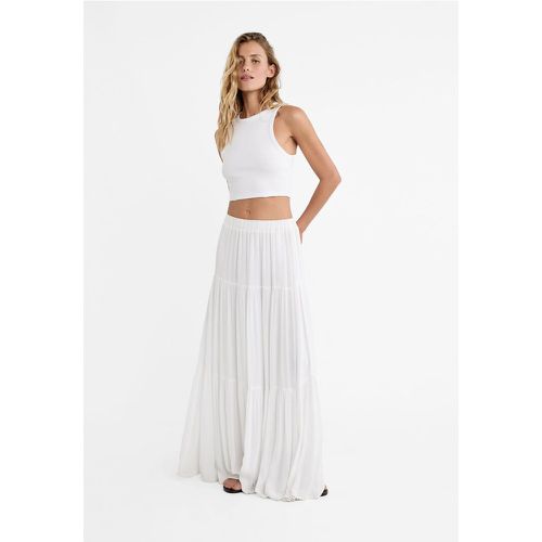 Jupe midi boho L - Stradivarius - Modalova