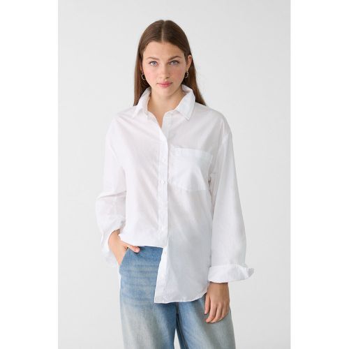 Chemise en popeline oversize L - Stradivarius - Modalova