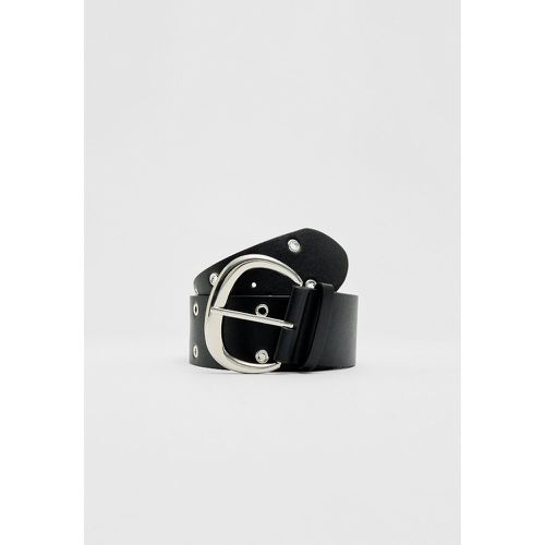 Ceinture large œillets 80 - Stradivarius - Modalova