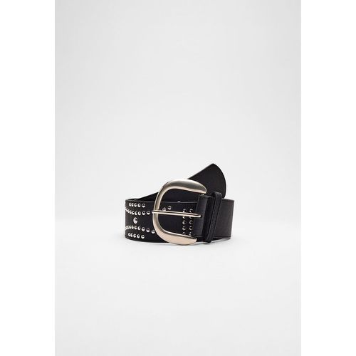 Ceinture large cloutée 70 - Stradivarius - Modalova