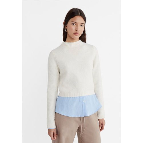 Pull cropped en maille doux XS - Stradivarius - Modalova