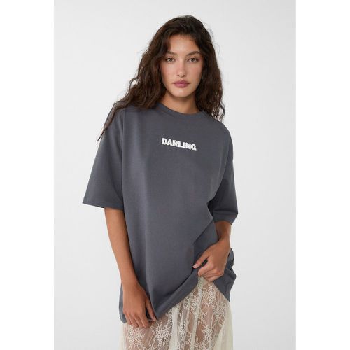 T-shirt oversize imprimé XS - Stradivarius - Modalova