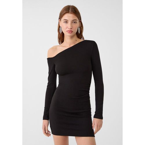 Robe courte asymétrique S - Stradivarius - Modalova