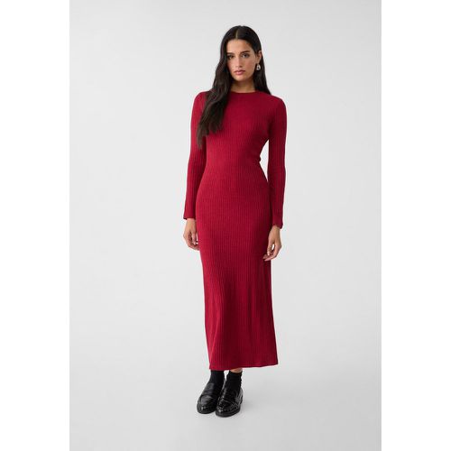 Robe midi en maille XS - Stradivarius - Modalova