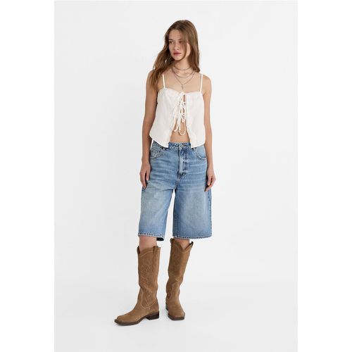 Bermuda jort baggy en jean 44 - Stradivarius - Modalova