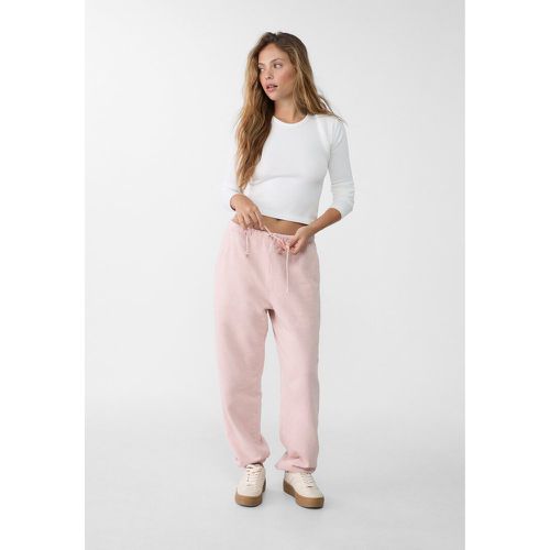 Pantalon jogger boyfriend acid wash M - Stradivarius - Modalova