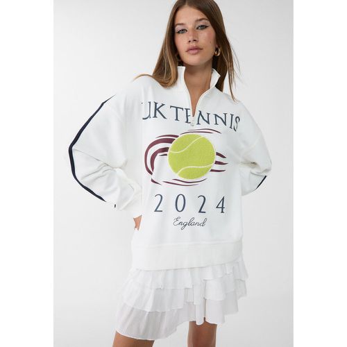 Sweat imprimé tennis XS - Stradivarius - Modalova