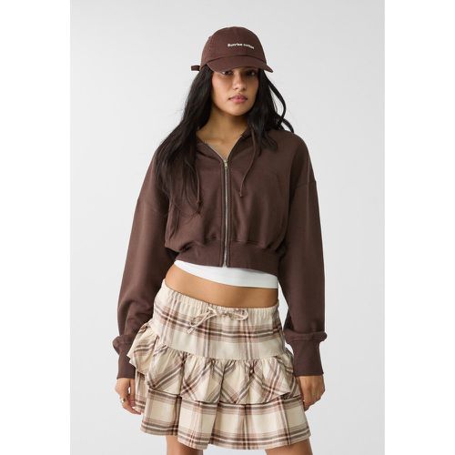 Sweat à capuche et fermeture Éclair S - Stradivarius - Modalova