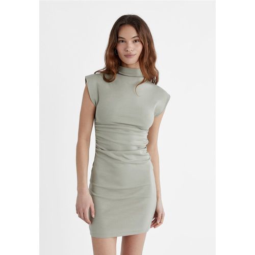 Robe courte froncée M - Stradivarius - Modalova