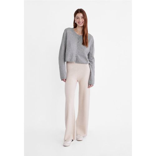 Pantalon en maille S - Stradivarius - Modalova