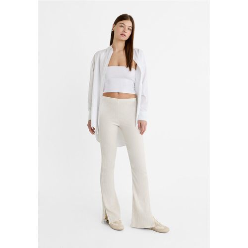 Pantalon flare avec smock L - Stradivarius - Modalova