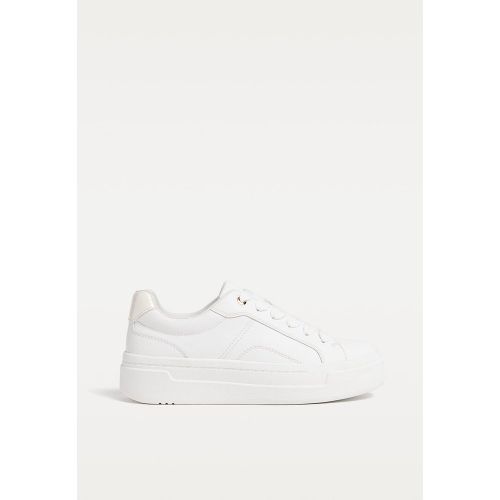 Baskets plateforme blanches 35 - Stradivarius - Modalova