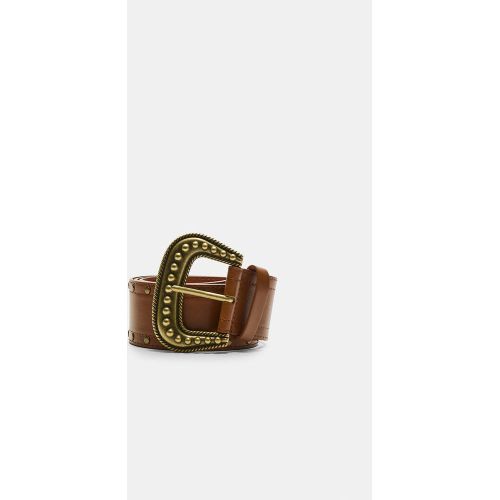 Ceinture à boucle cloutée 70 - Stradivarius - Modalova