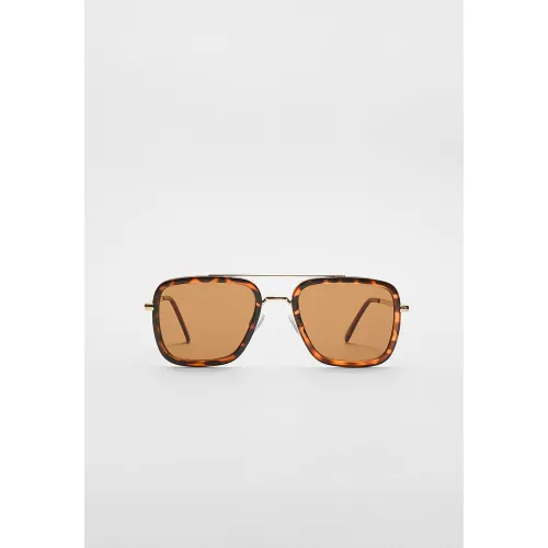 Lunettes de soleil carrées OS - Stradivarius - Modalova