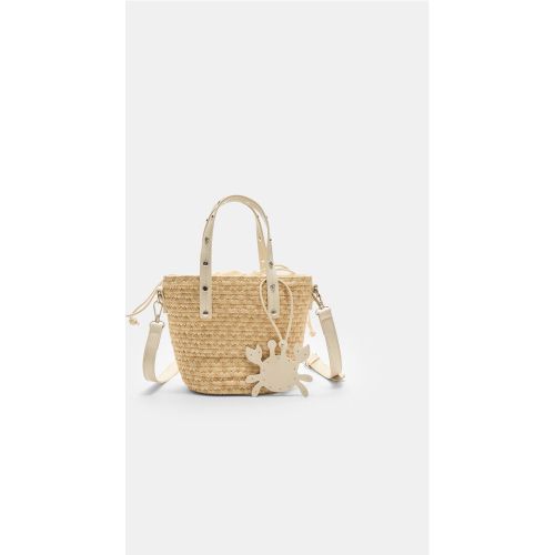 Sac tressé à clous Écru OS - Stradivarius - Modalova