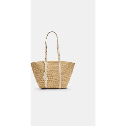 Sac tressé à clous Écru OS - Stradivarius - Modalova