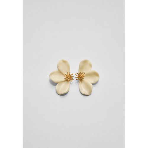 Boucles d’oreilles pétales fleur OS - Stradivarius - Modalova