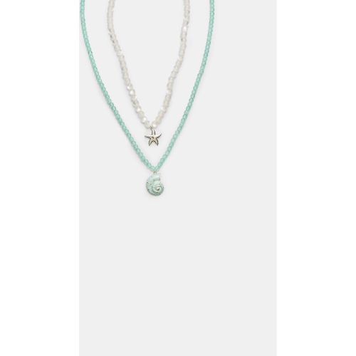 Ensemble de 2 colliers étoile et coquillage OS - Stradivarius - Modalova