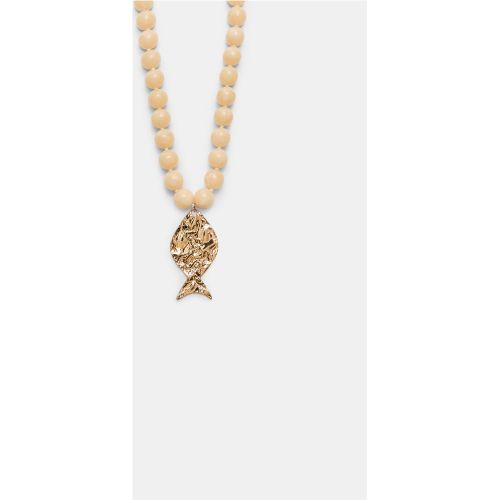Maxi collier poisson Écru OS - Stradivarius - Modalova