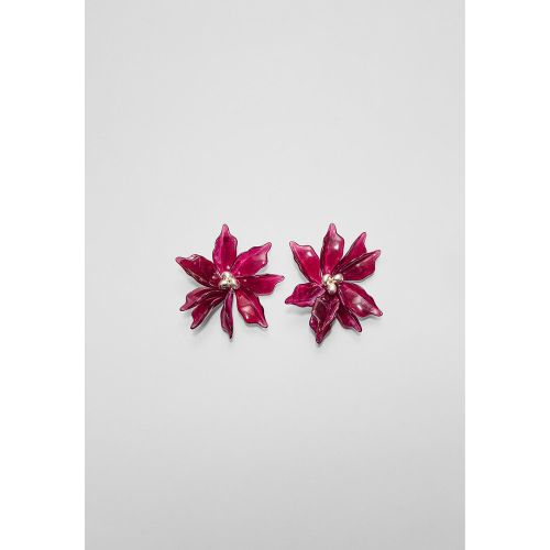 Boucles d’oreilles grande fleur OS - Stradivarius - Modalova