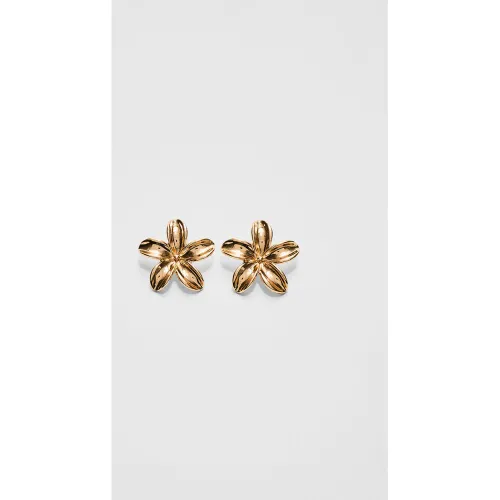 Boucle d'oreille fleur OS - Stradivarius - Modalova