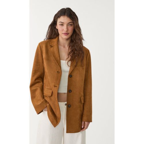Blazer en suédine XS - Stradivarius - Modalova