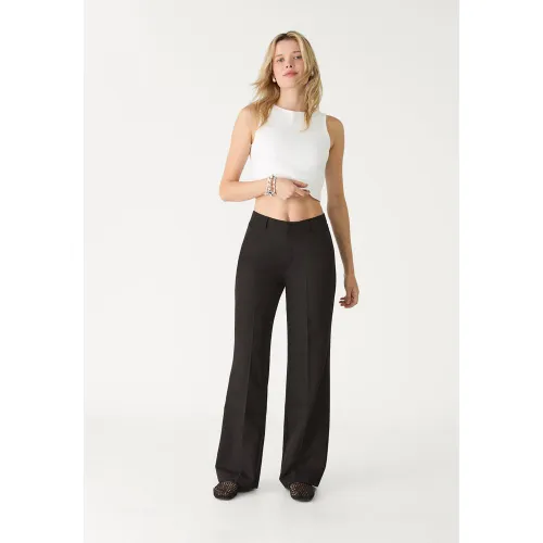 Pantalon droit habillé 32 - Stradivarius - Modalova