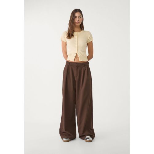 Pantalon super jambe large réglable 32 - Stradivarius - Modalova