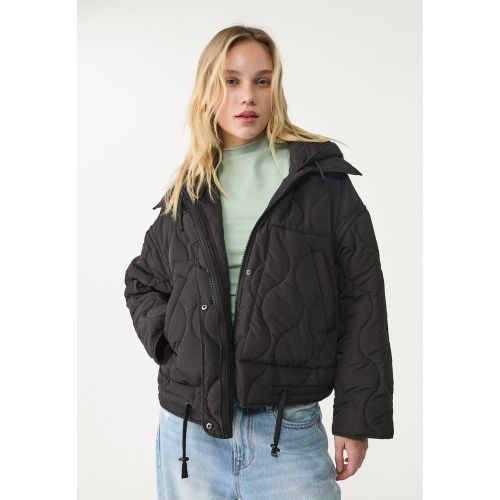 Blouson matelassé à capuche S - Stradivarius - Modalova