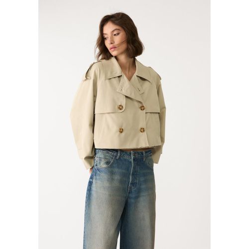 Trench cropped fluide XS - Stradivarius - Modalova