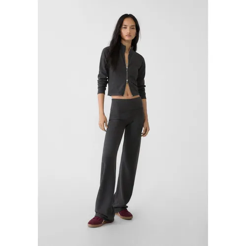 Pantalon flare maille XS - Stradivarius - Modalova