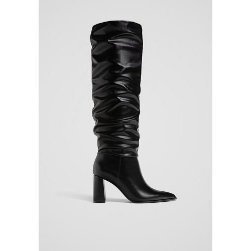 Bottes hautes slouchy à talon 35 - Stradivarius - Modalova