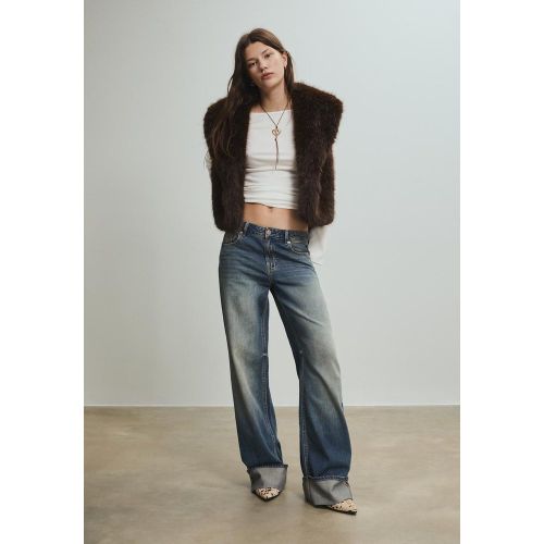 Gilet fausse fourrure XS - Stradivarius - Modalova