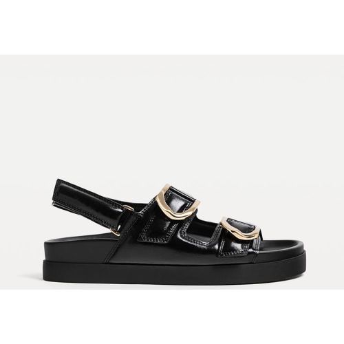 Sandales plates avec boucles 35 - Stradivarius - Modalova