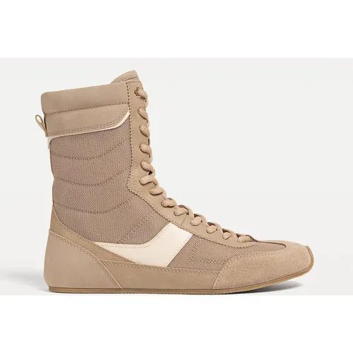 Bottines en cuir 35 - Stradivarius - Modalova