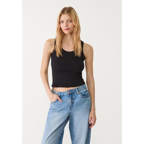 Lot de 2 débardeurs dos nageur en maille côtelée XS - Stradivarius - Modalova