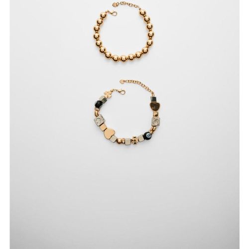 Lot de 2 bracelets perles fantaisie OS - Stradivarius - Modalova