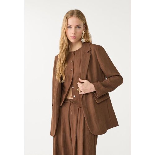 Veste classique fluide froissée XS - Stradivarius - Modalova