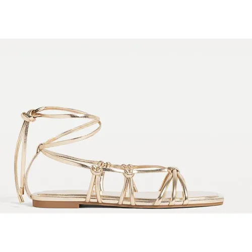 Sandales plates avec brides 35 - Stradivarius - Modalova