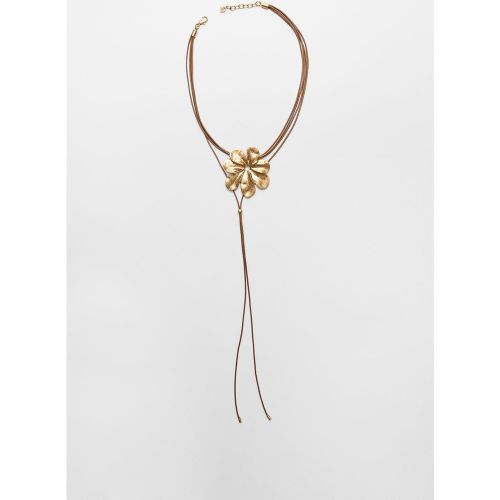 Collier cordon fleur OS - Stradivarius - Modalova