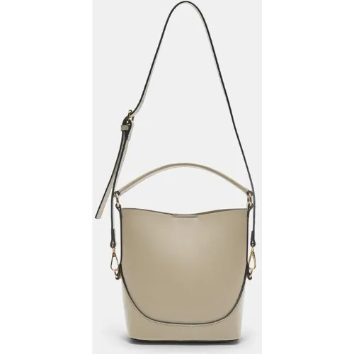 Mini sac seau avec anse Écru OS - Stradivarius - Modalova