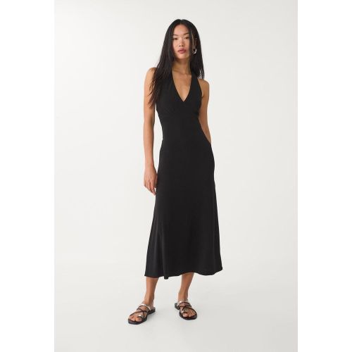 Robe midi nœud dos XS - Stradivarius - Modalova