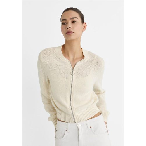 Gilet en maille à fermeture Éclair XS - Stradivarius - Modalova