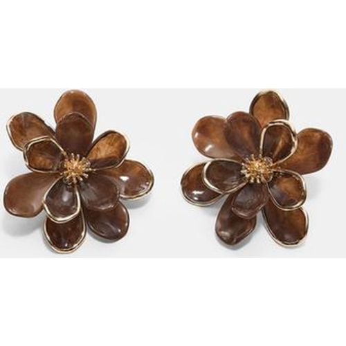 Boucle d'oreille pétales de fleur OS - Stradivarius - Modalova