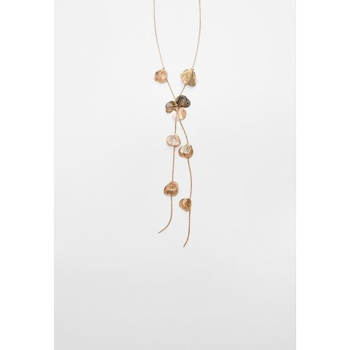 Collier fleurs texturées OS - Stradivarius - Modalova