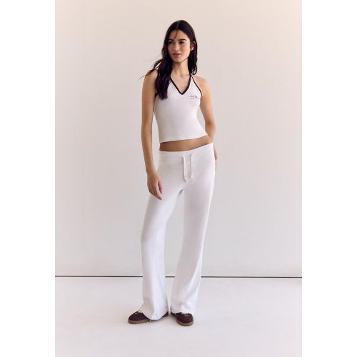 T-shirt Halter New York Écru XS - Stradivarius - Modalova