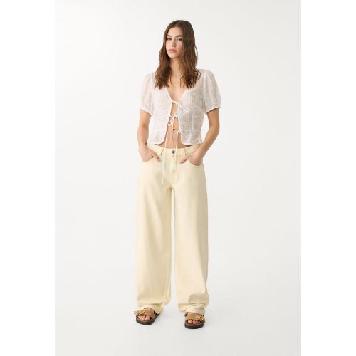 Jean barrel baggy ballon effet délavé 32 - Stradivarius - Modalova