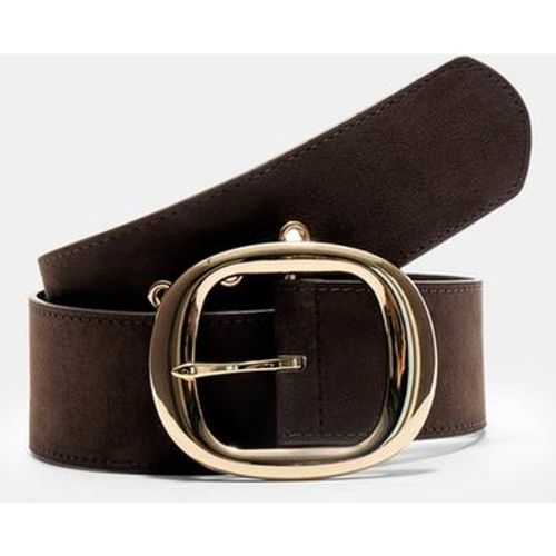 Ceinture large à double boucle S - Stradivarius - Modalova