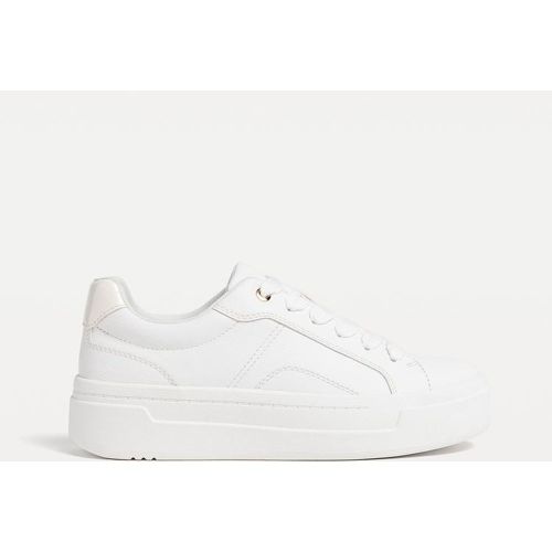 Baskets plateforme blanches 35 - Stradivarius - Modalova